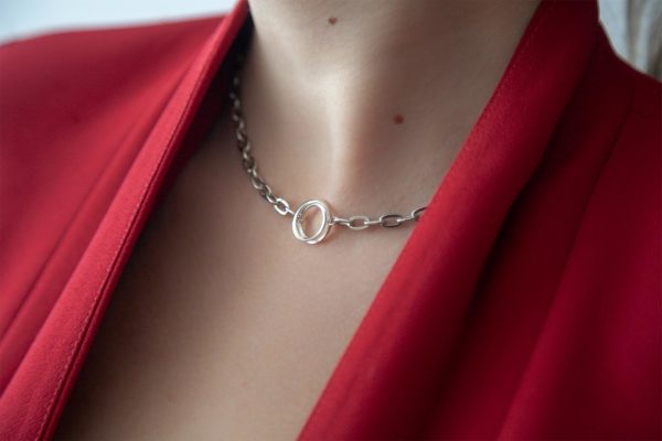 Laika silver pendant necklace for women